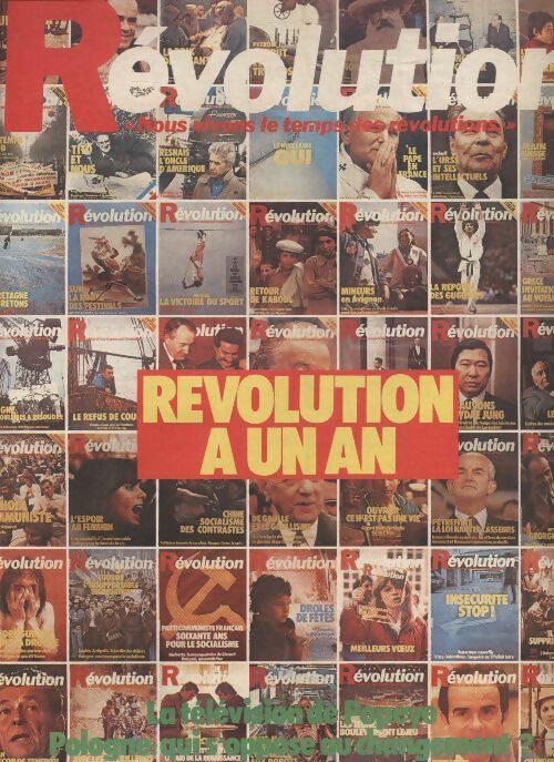 Livrenpoche : Révolution n°54 : Revolution a un an - Collectif - Livre