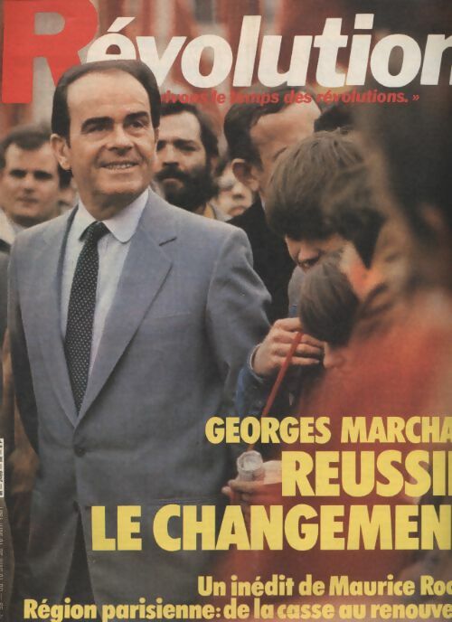 Livrenpoche : Révolution n°58 : Georges Marchais réussir le changement - Collectif - Livre