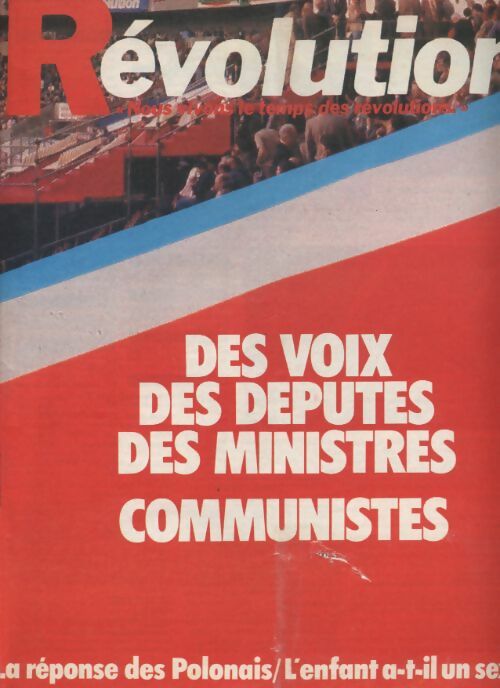 Livrenpoche : Révolution n°67 : Des voix des députés des ministres communistes - Collectif - Livre
