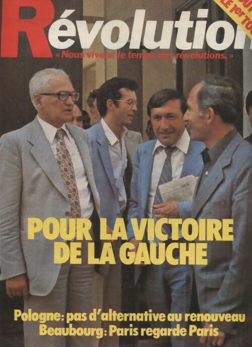 Livrenpoche : Révolution n°68 : pour la victoire de la gauche - Collectif - Livre