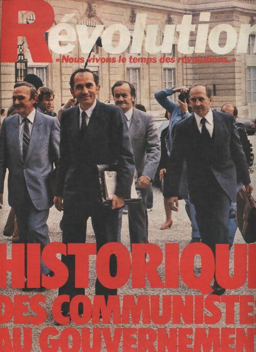Livrenpoche : Révolution n°69 : historique des communistes au gouvernement - Collectif - Livre