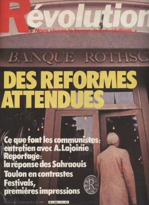 Livrenpoche : Révolution n°72 : des réformes atendues - Collectif - Livre