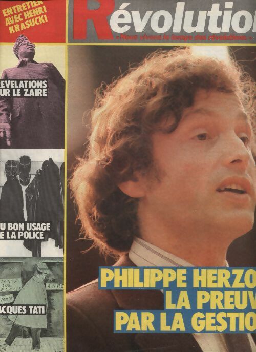 Livrenpoche : Révolution n°141 : Philippe Herzog, la preuve par la gestion - Collectif - Livre