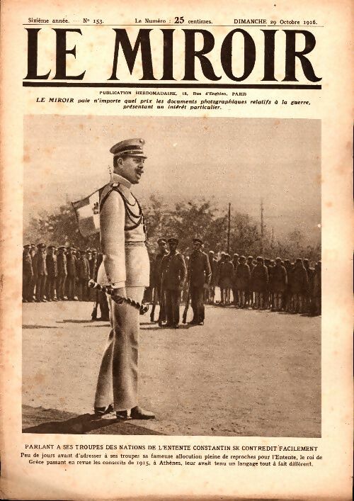 Livrenpoche : Le Miroir n°153 - Collectif - Livre