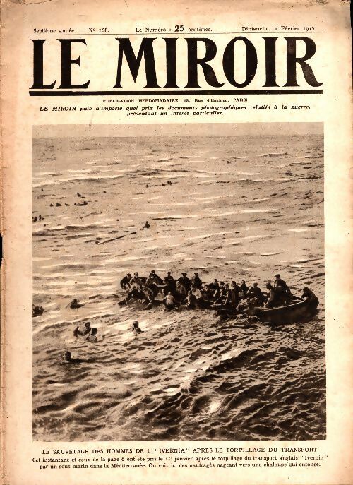 Livrenpoche : Le Miroir n°168 - Collectif - Livre