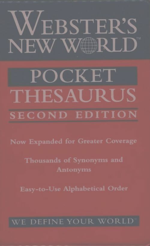 Livrenpoche : Pocket thesaurus - Charlton Laird - Livre