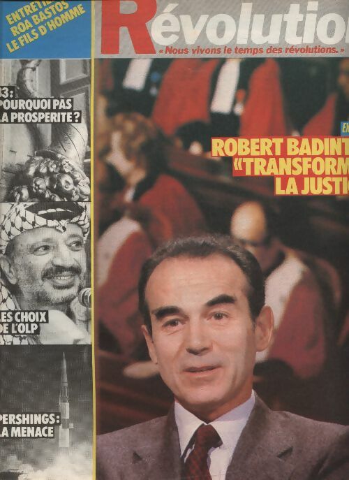 Livrenpoche : Révolution n°149 : Robert Badinter "transformer la justice" - Collectif - Livre