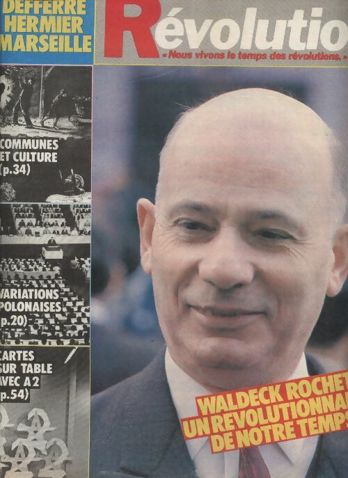 Livrenpoche : Révolution n°155 : Waldeck Rochet, un révolutionnaire de notre temps - Collectif - Livre
