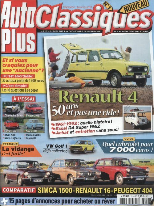 Livrenpoche : Auto Plus Classiques n°1 - Collectif - Livre
