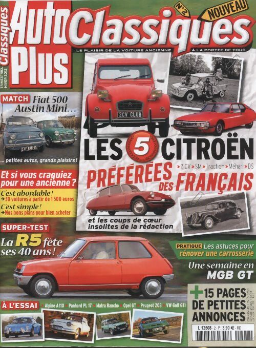 Livrenpoche : Auto Plus Classiques n°2 - Collectif - Livre