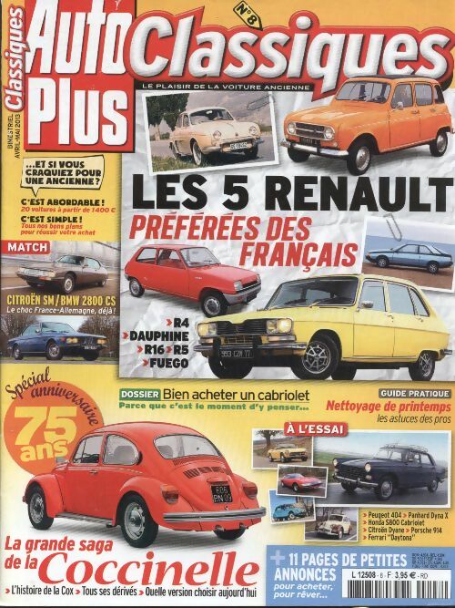 Livrenpoche : Auto Plus Classiques n°8 - Collectif - Livre