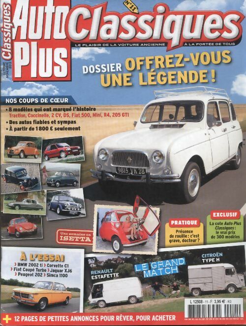 Livrenpoche : Auto Plus Classiques n°11 - Collectif - Livre