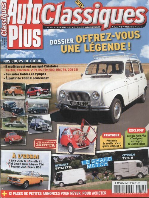 Auto Plus Classiques n°11 - Collectif -  Auto Plus Classiques - Livre