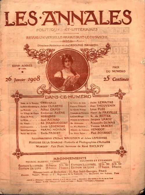 Livrenpoche : Les annales (1ère série) n°1283 - Collectif - Livre