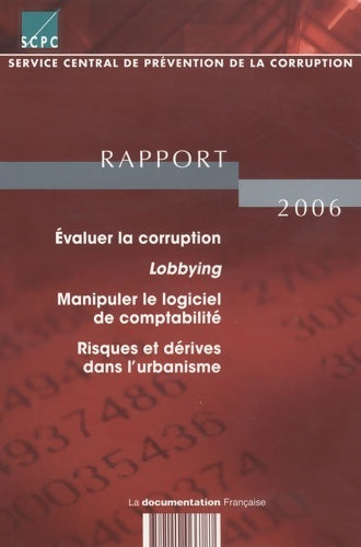 Livrenpoche : Service central de prévention de la corruption - Collectif - Livre