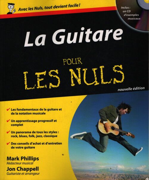 La guitare pour les nuls - Mark Phillips - Livre