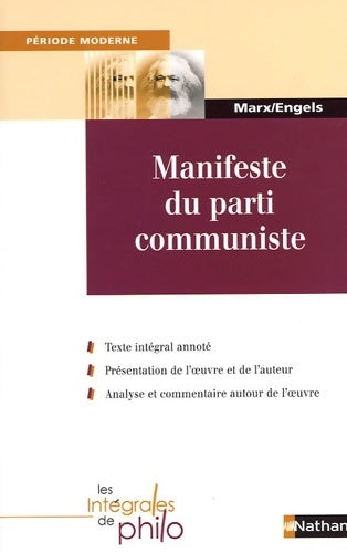 Livrenpoche : Int phil 12 manifeste part com - Karl Marx - Livre