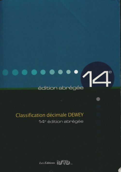 Livrenpoche : Classification décimale dewey - Melvil Dewey - Livre