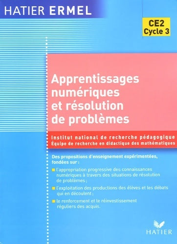 Ermel - apprentissages numériques et résolution de problèmes CE2 - Roland Charnay - Livre