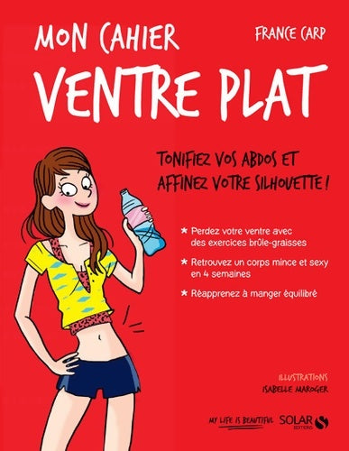 Livrenpoche : Mon cahier ventre plat - France Carp - Livre