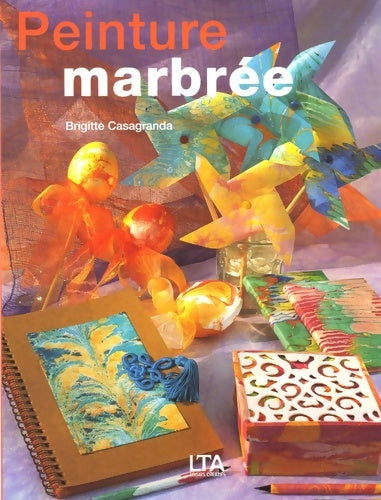 Peinture marbrée - Brigitte Casagranda - Livre