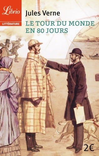 Le tour du monde en 80 jours - Jules Verne -  Librio - Livre