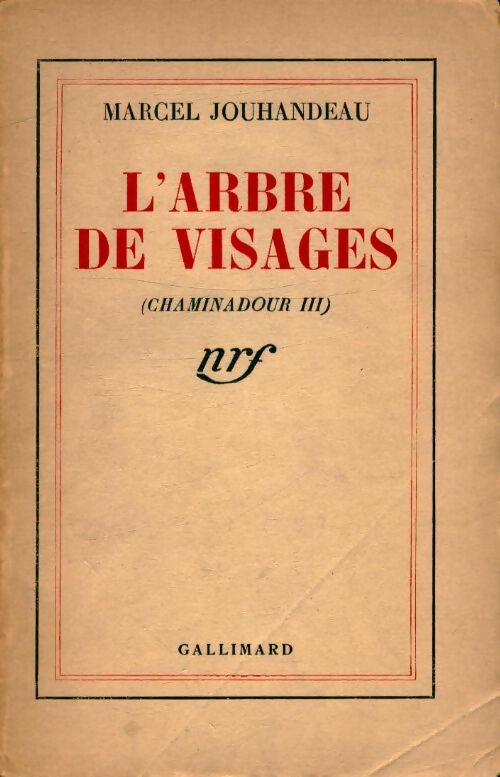 Livrenpoche : L'arbre de visages - Marcel Jouhandeau - Livre