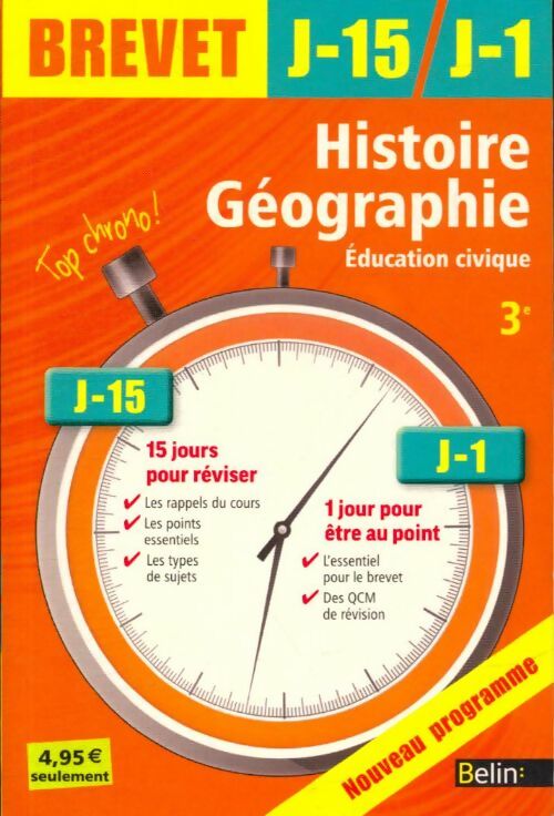 Livrenpoche : Histoire-Géographie, instruction civique 3e - Collectif - Livre
