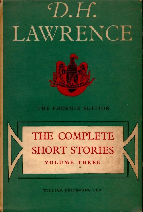 Livrenpoche : The complète short stories volume 3 - D. H. Lawrence - Livre