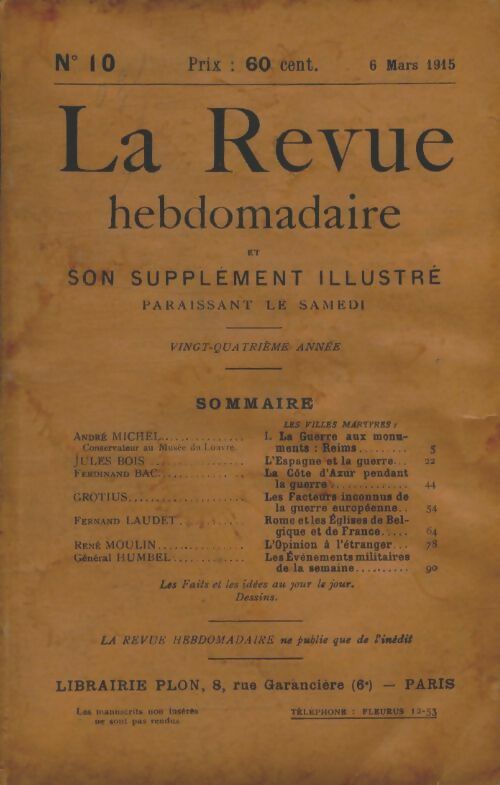 Livrenpoche : La revue hebdomadaire 24e année n°10 - Collectif - Livre