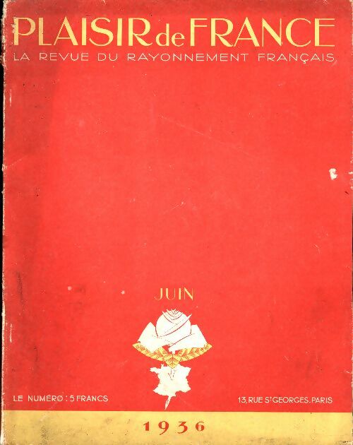 Livrenpoche : Plaisir de France juin 1936 - Collectif - Livre