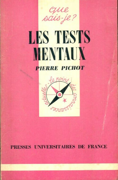 Livrenpoche : Les tests mentaux - Pierre Pichot - Livre