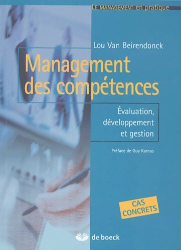 Livrenpoche : Management des compétences : Evaluation développement et gestion - Lou Van Beirendonck - Livre