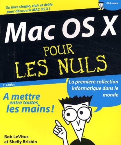 Livrenpoche : Mac os x v10. 2 pour les nuls - Bob Levitus - Livre