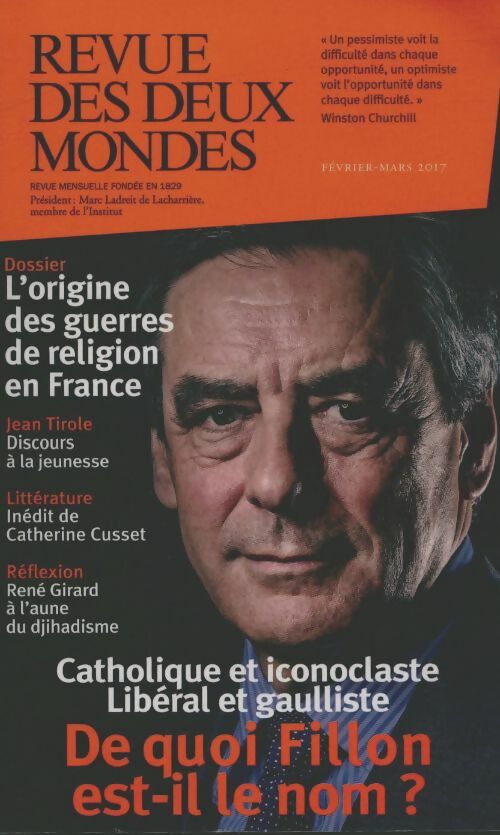 Livrenpoche : Revue des deux mondes février-mars 2017 - Collectif - Livre