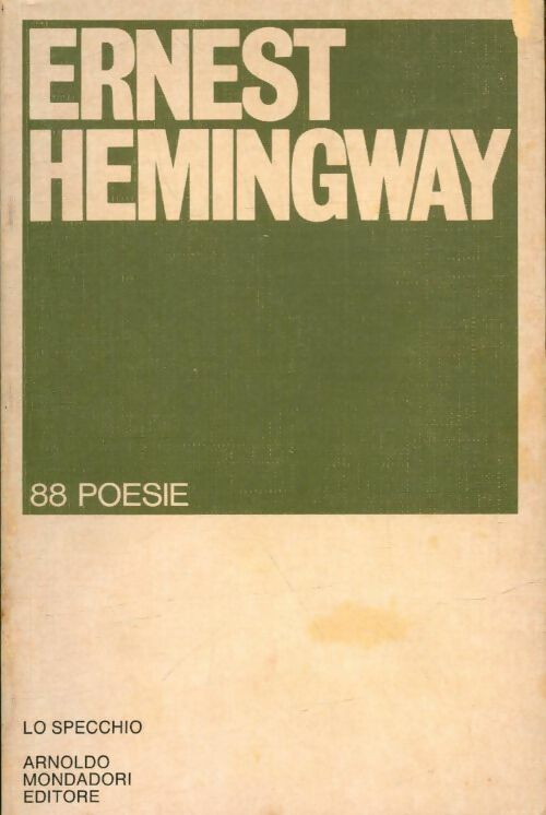 Livrenpoche : Ernest Hemingway - Lo Specchio - Livre