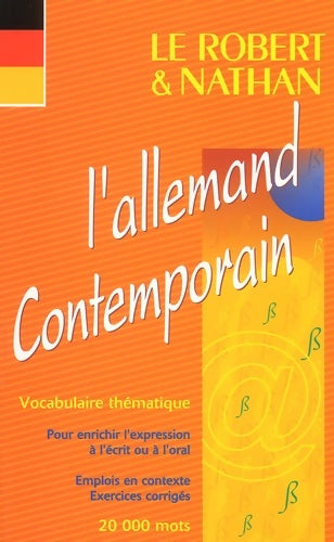 Livrenpoche : L'allemand contemporain - Sybille Nowag - Livre