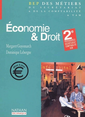 Livrenpoche : économie droit 2e profess ele - Margaret Guyomarch - Livre