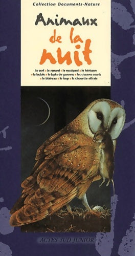 Livrenpoche : Les animaux de la nuit - Collectif - Livre