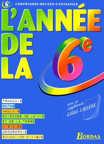 Livrenpoche : L'ad la 6e (ancienne édition) - L'Année De Bordas - Livre