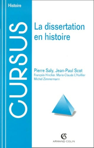 Livrenpoche : La dissertation en histoire nouvelle édition - Cursus - Livre