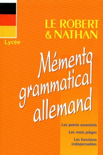 Livrenpoche : Mémento grammatical (allemand) - Eric Grumbach - Livre