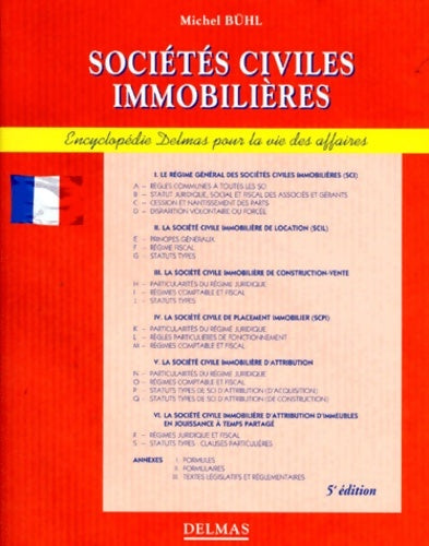 Livrenpoche : Sociétés civiles immobilières - Buhl - Livre