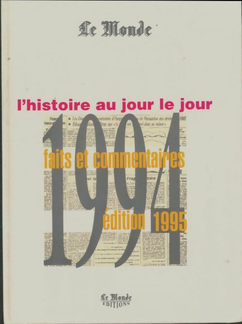 Livrenpoche : Faits et commentaires Tome II : 1994 faits et commentaires - Collectif - Livre