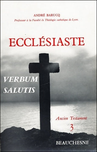 Livrenpoche : L'ecclésiaste - André Barucq - Livre