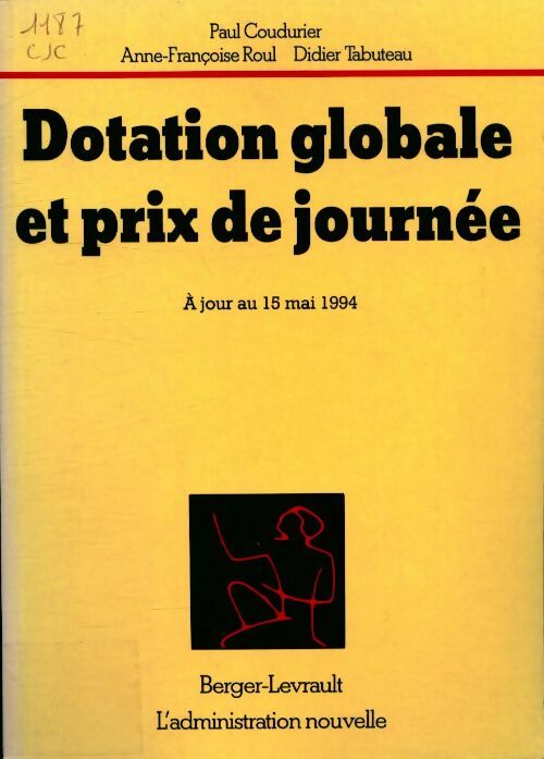 Livrenpoche : Dotation globale et prix de journée - Coudurier - Livre