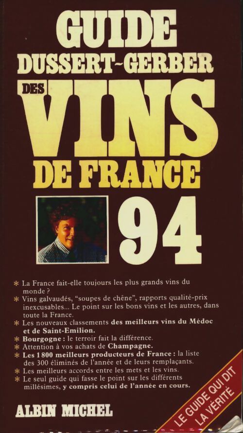 Livrenpoche : Guide dussert gerber des vins de France 1994 - Dussert Gerber - Livre