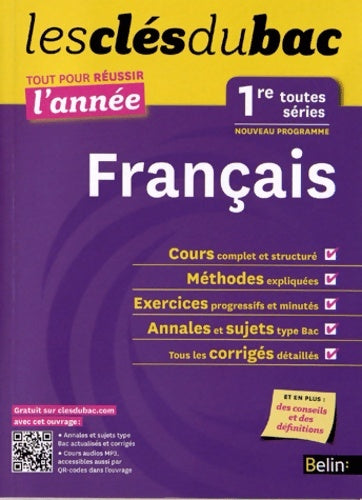 Livrenpoche : Français 1ère toutes séries - Laure Mangin - Livre