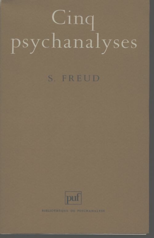 Livrenpoche : Cinq psychanalyses - Sigmund Freud - Livre