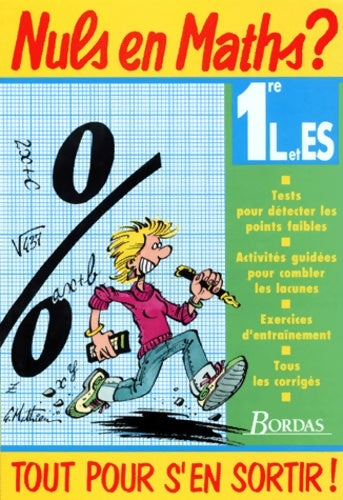 Livrenpoche : Nuls en maths ? 1e l/es (ancienne edition) - Terreran - Livre
